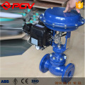 high quality flanged pneumatic regulating sleeve valve